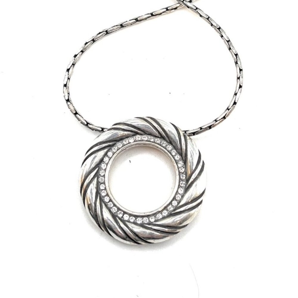 Brighton Inner Circle Reversible Pendant Necklace - 7737